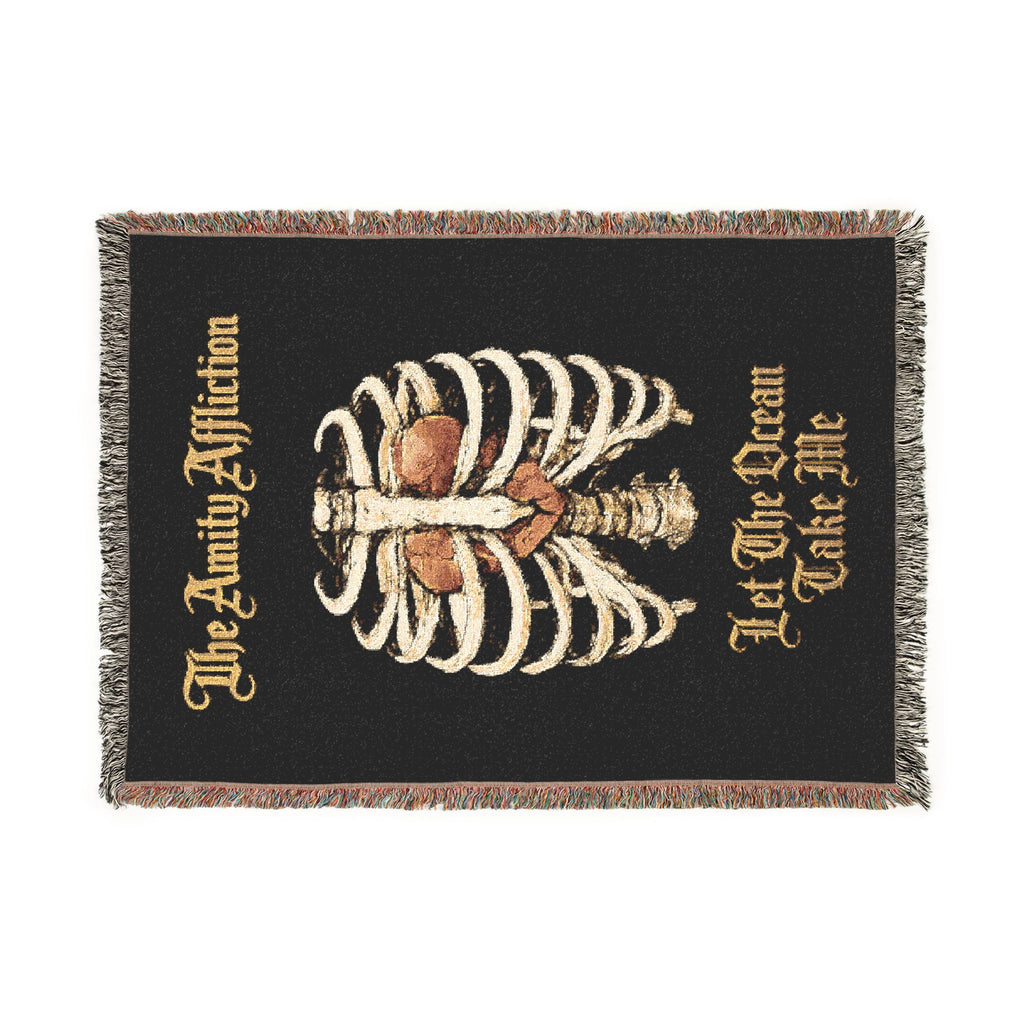 The Amity Affliction Blanket Let The Ocean Take Me Woven Throw Blanket Emo Aesthetic Gothic Room Decor Alternative Music Gift