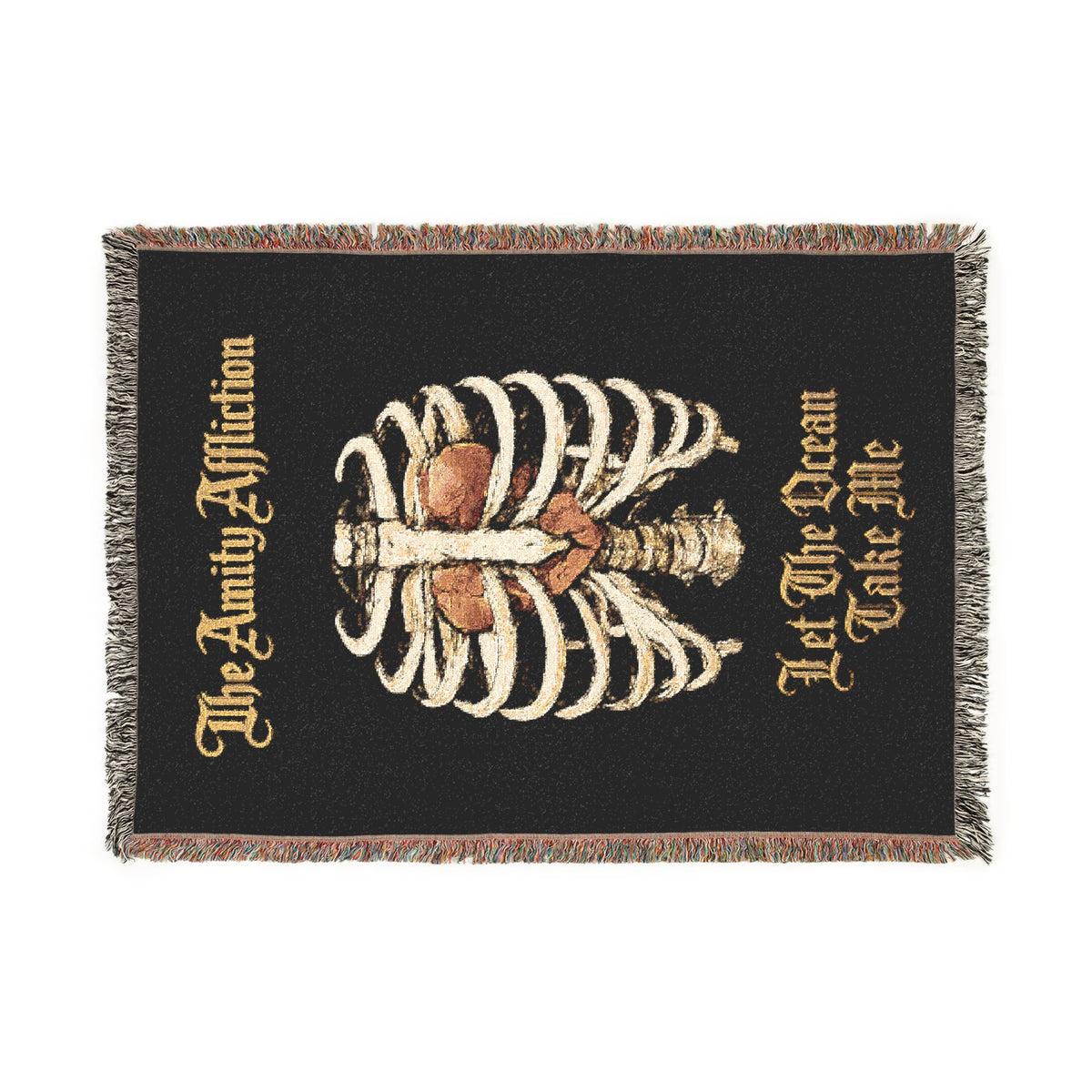 The Amity Affliction Blanket Let The Ocean Take Me Woven Throw Blanket Emo Aesthetic Gothic Room Decor Alternative Music Gift
