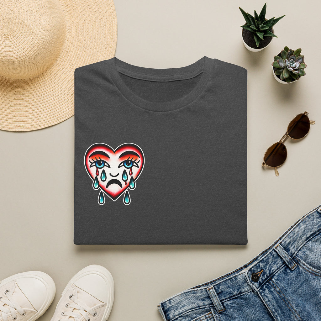 Loyalty Is Rare Graphic Tattoo Inspired Streetwear Shirt Retro Crying Heart Tee Edgy Unisex T Shirt Alternative Fashion  Emotional Graphic