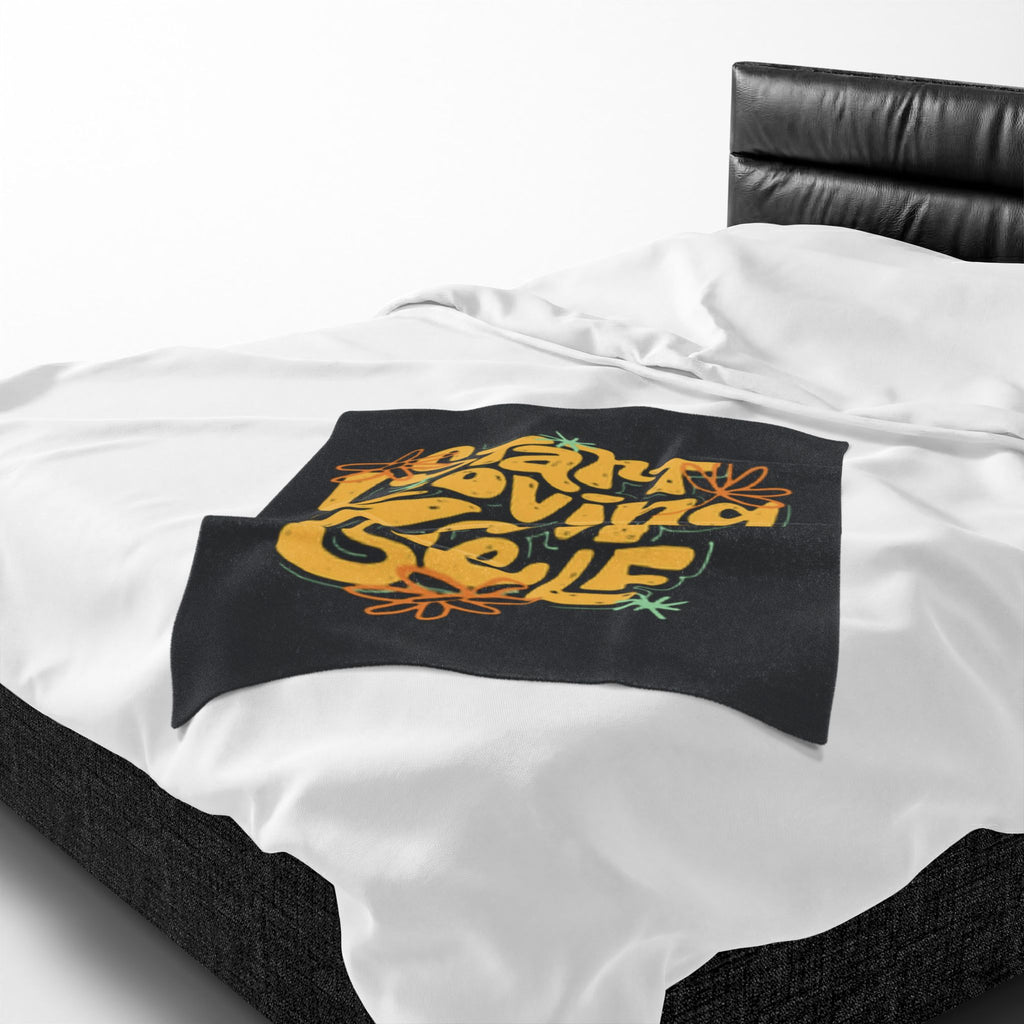 Start Loving Yourself Premium Fleece Blanket