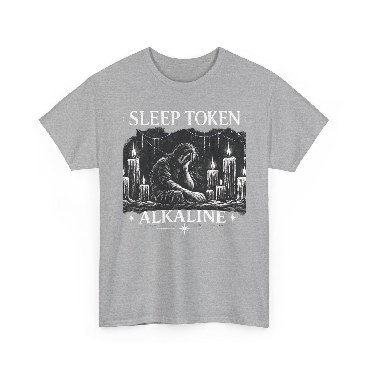 Sleep Token Alkaline Shirt Gothic Alternative Band Inspired Graphic Tee Unisex Heavy Cotton T Shirt Metal Music Fan Gift