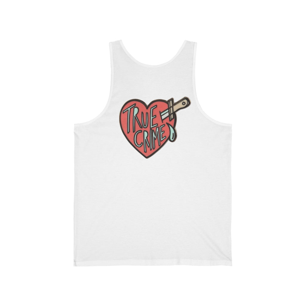 True Crime Heart Tank Top – True Crime Fan Graphic Tank