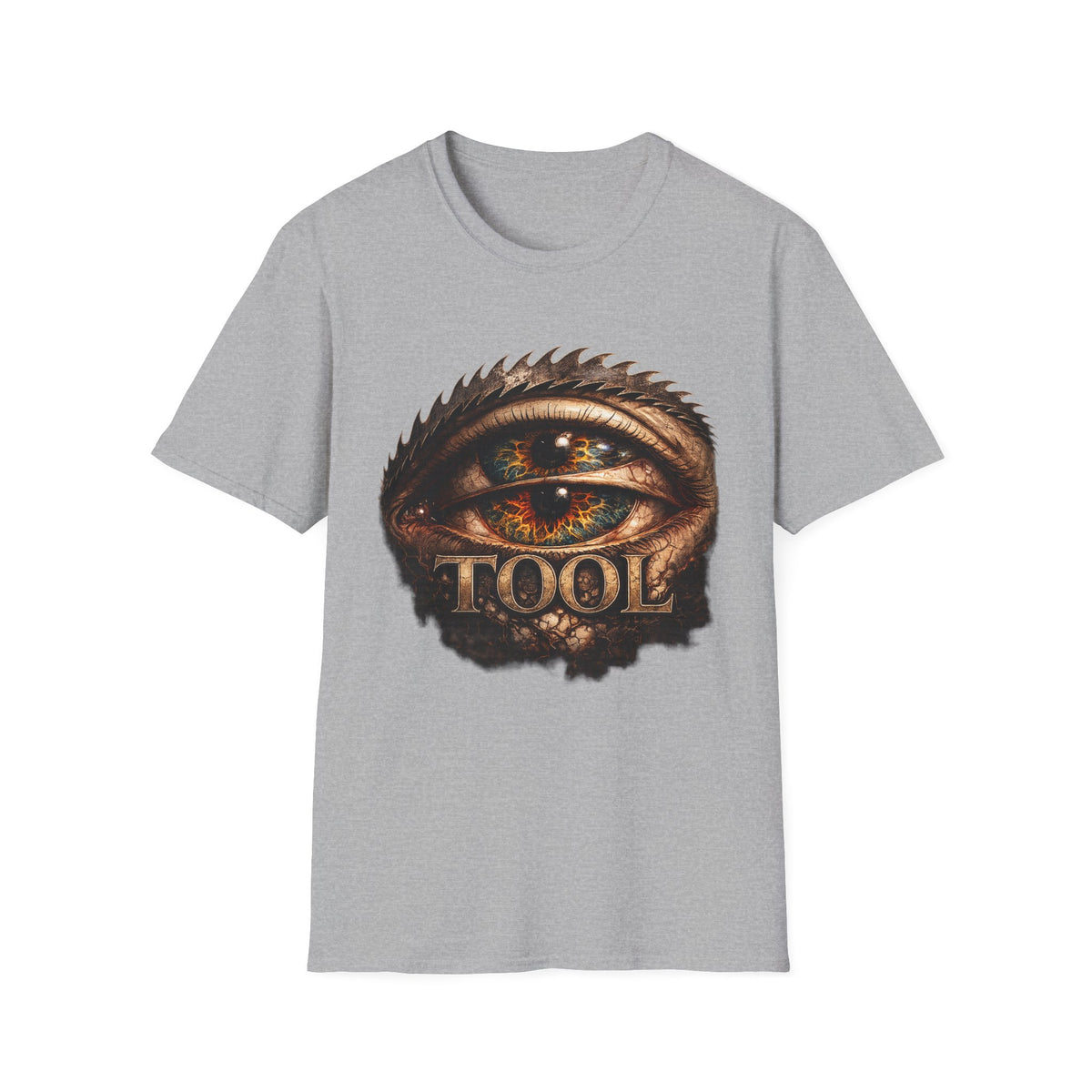 Tool Inspired Eye Graphic Shirt Alternative Rock Tee Dark Heather Band Shirt Gothic Streetwear Unisex Graphic T Shirt