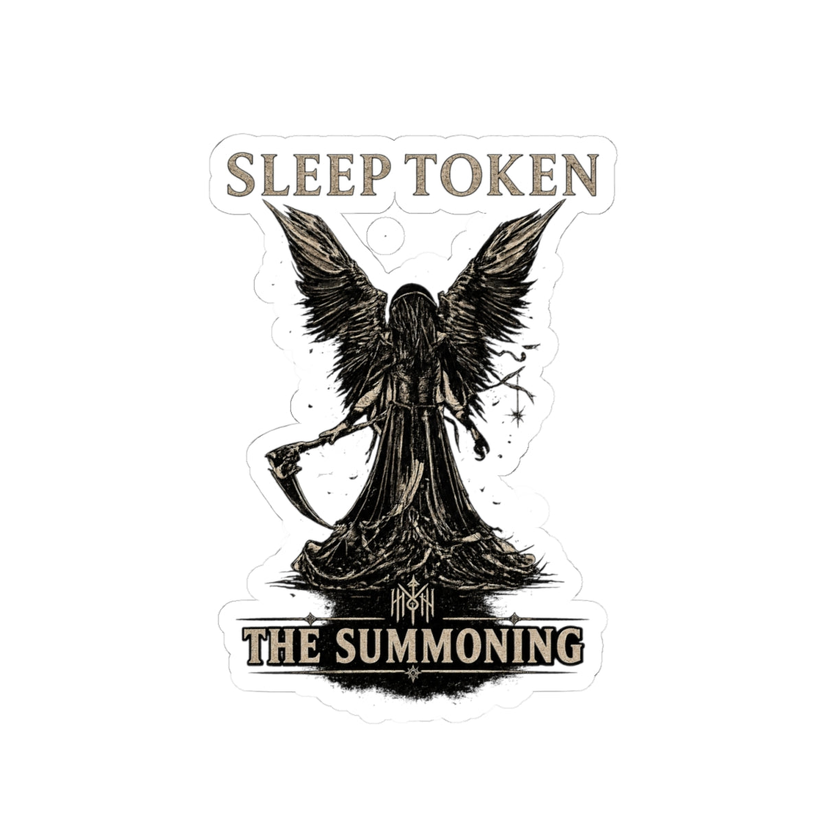 Sleep Token "The Summoning" Sticker — Gothic Band Kiss-Cut Decal