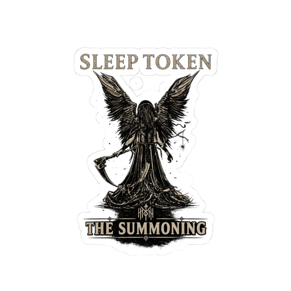 Sleep Token "The Summoning" Sticker — Gothic Band Kiss-Cut Decal