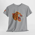 Traditional Leopard Head Tattoo Shirt Vintage Panther Graphic Tee Old School Tattoo Style Streetwear Unisex Black T Shirt for Tattoo Lovers