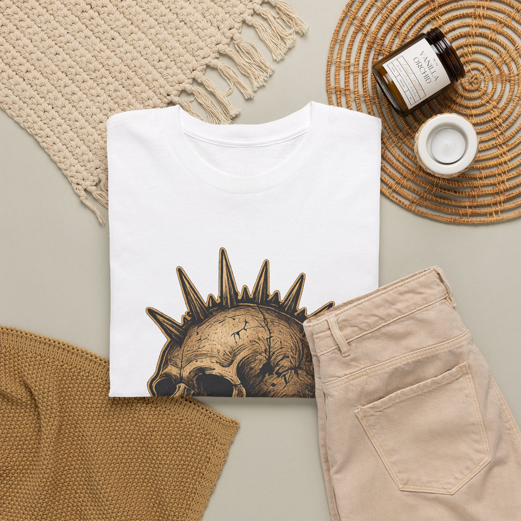 Punk Skull with Mohawk 19XX T-Shirt | Vintage Skull Tee