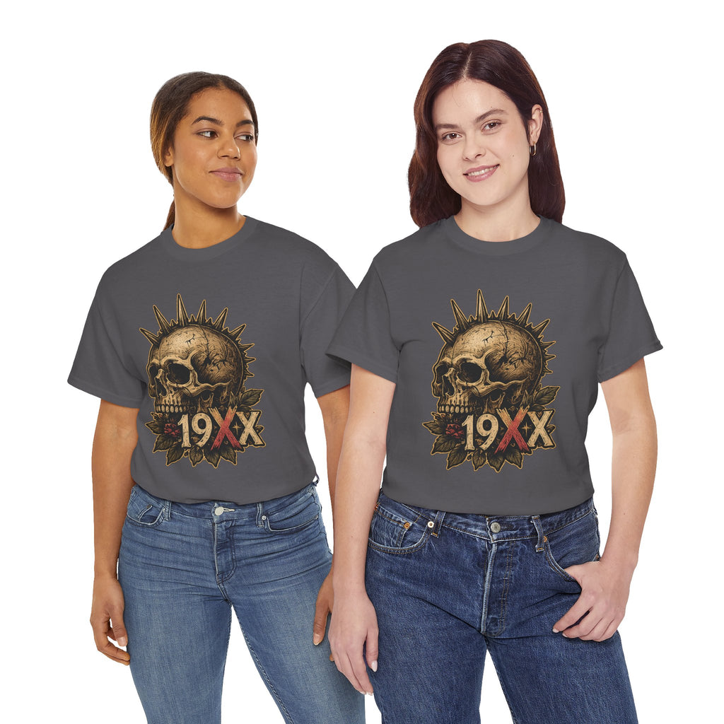 Punk Skull with Mohawk 19XX T-Shirt | Vintage Skull Tee