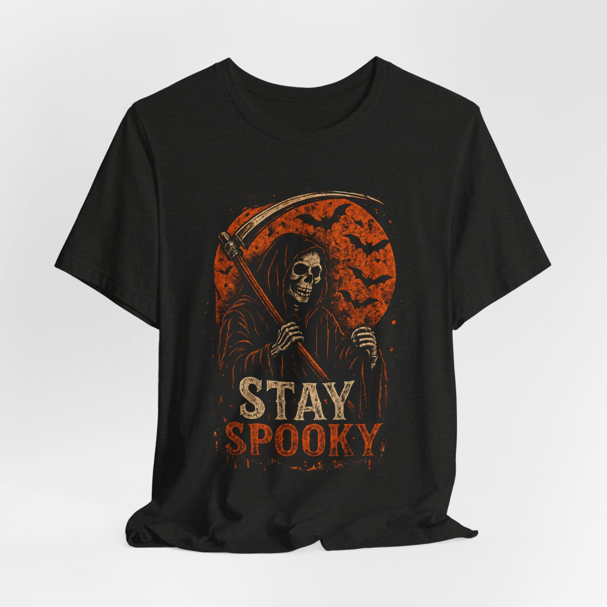 Stay Spooky Grim Reaper Tee — Halloween Graphic T-Shirt