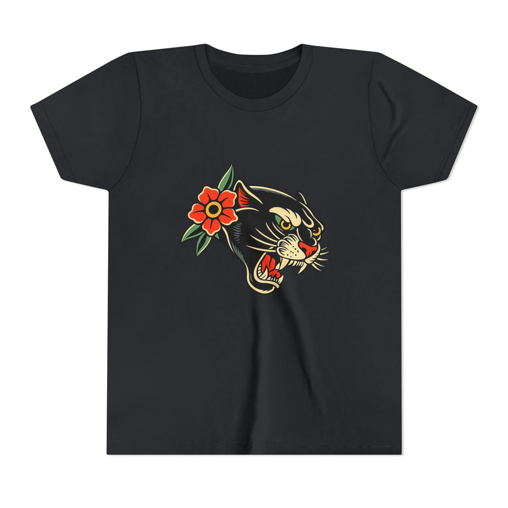 Youth Traditonal Tattoo Panther Short Sleeve Tee