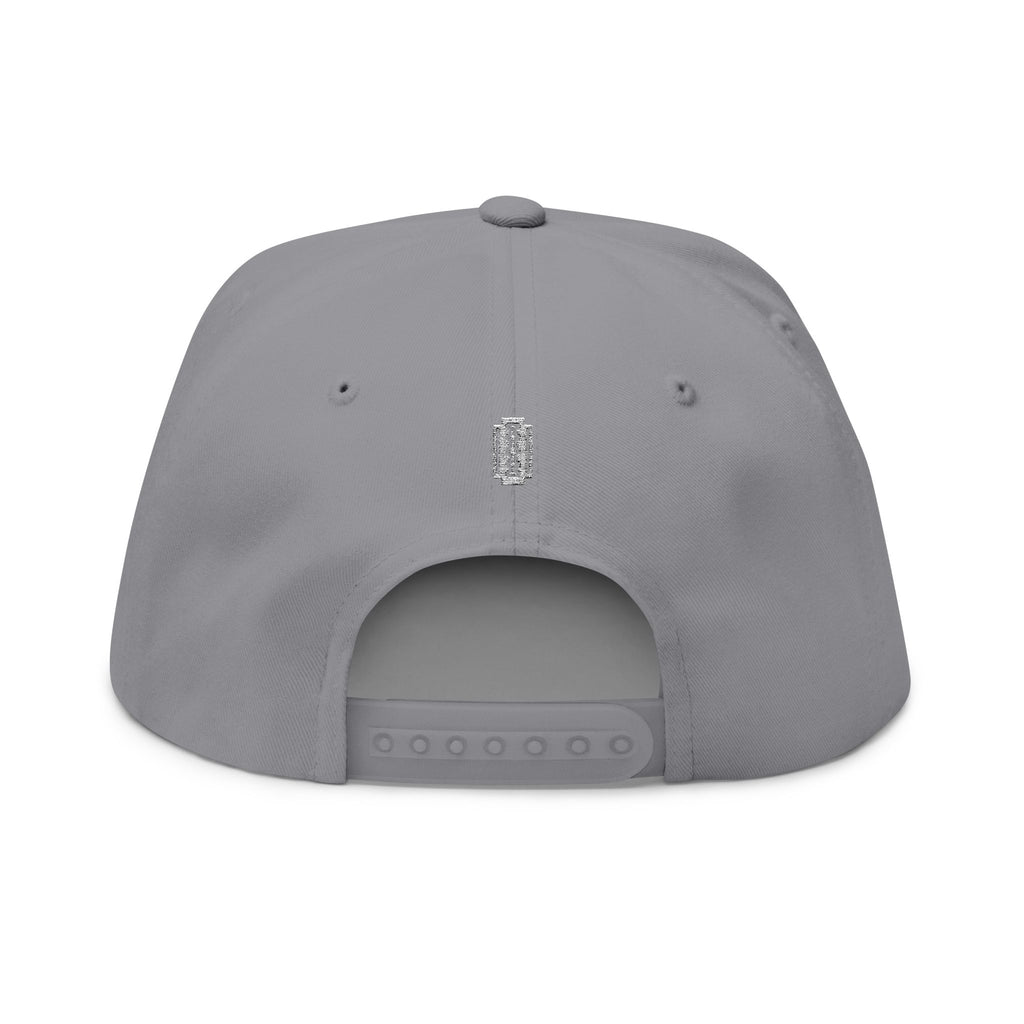 Punk Snapback Hat Embroidered Flat Bill Cap Streetwear Hat Rock Music Hat Skater Cap Distressed Punk Hat Unisex Snapback