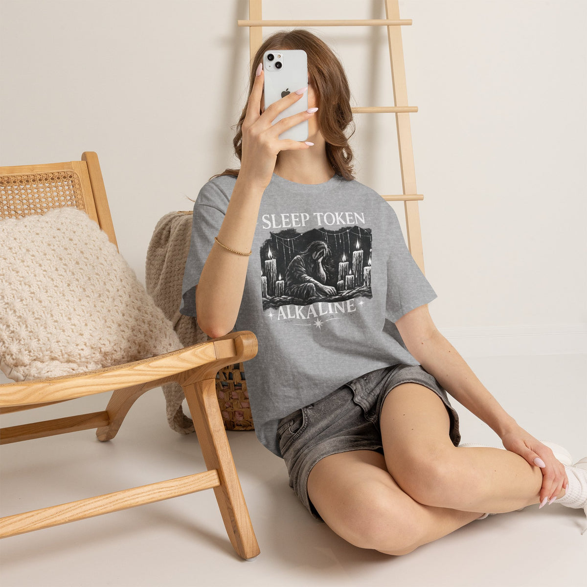 Sleep Token Alkaline Shirt Gothic Alternative Band Inspired Graphic Tee Unisex Heavy Cotton T Shirt Metal Music Fan Gift