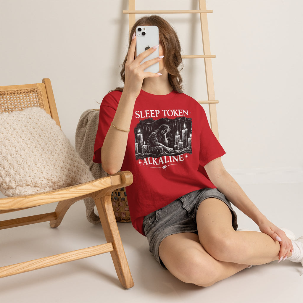 Sleep Token Alkaline Shirt Gothic Alternative Band Inspired Graphic Tee Unisex Heavy Cotton T Shirt Metal Music Fan Gift