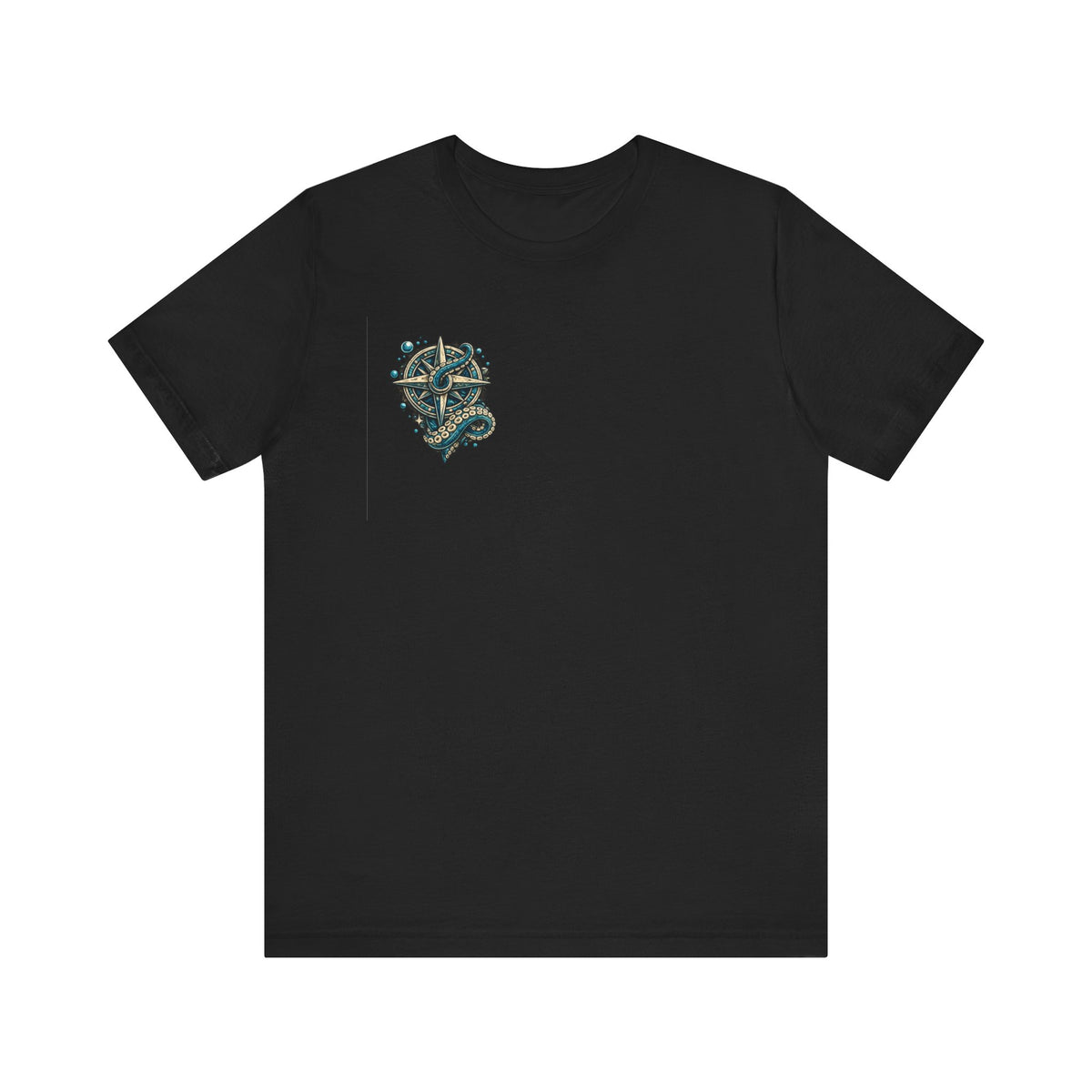Stay True Anchor Tee — Nautical Ship Wheel & Octopus Graphic T-Shirt
