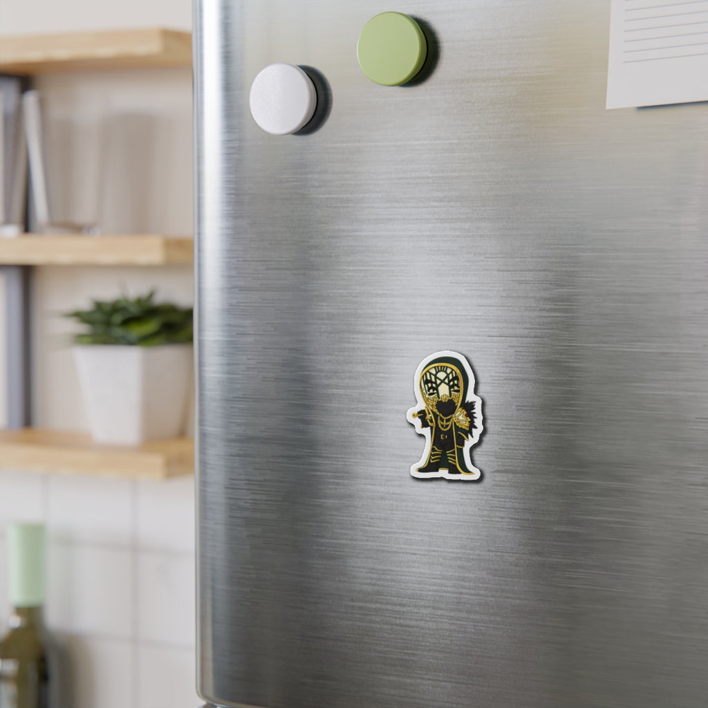 Vessel Gold Masked sleep token Die-Cut Magnet | Fantasy Wizard Refrigerator Magnet