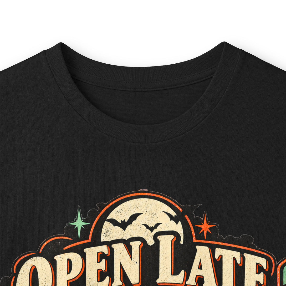 Open Late Spirited ghosts diner Long Sleeve Tee | Night Shift Diner