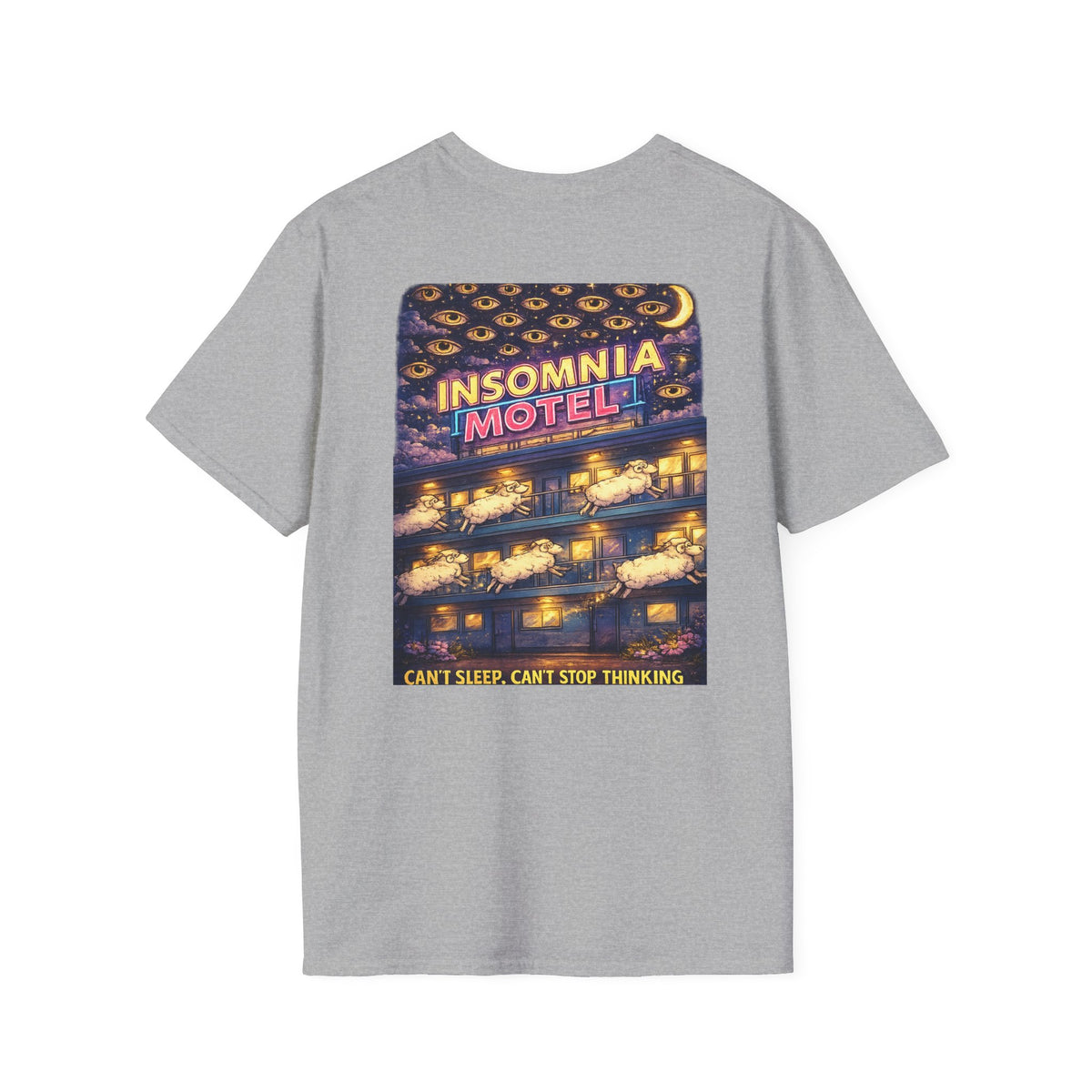 Insomnia Motel Graphic Tee | Front & Back Streetwear Shirt