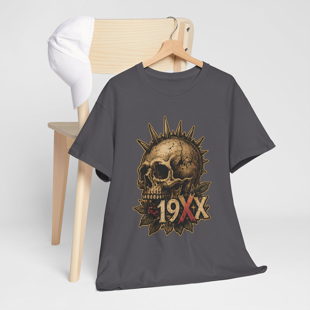 Punk Skull with Mohawk 19XX T-Shirt | Vintage Skull Tee