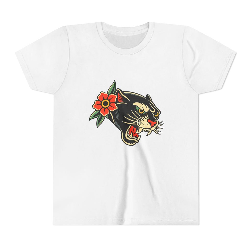 Youth Traditonal Tattoo Panther Short Sleeve Tee