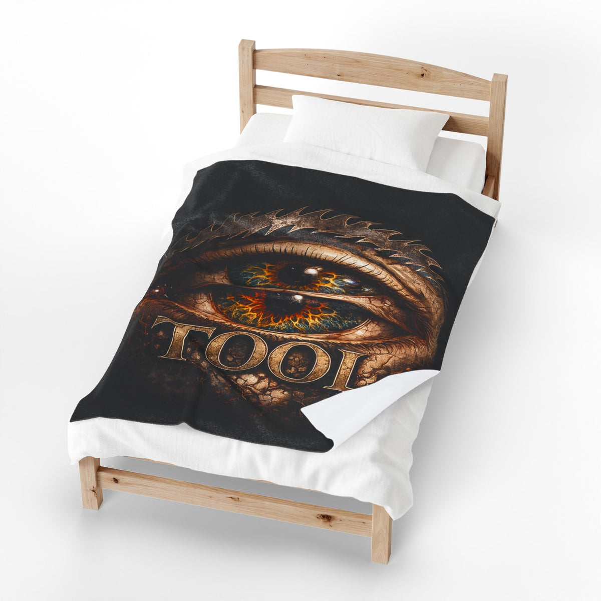 TOOL Inspired Plush Blanket Dark Aesthetic Throw Blanket Gothic Music Fan Blanket Alternative Bedroom Decor Couch Blanket Gift