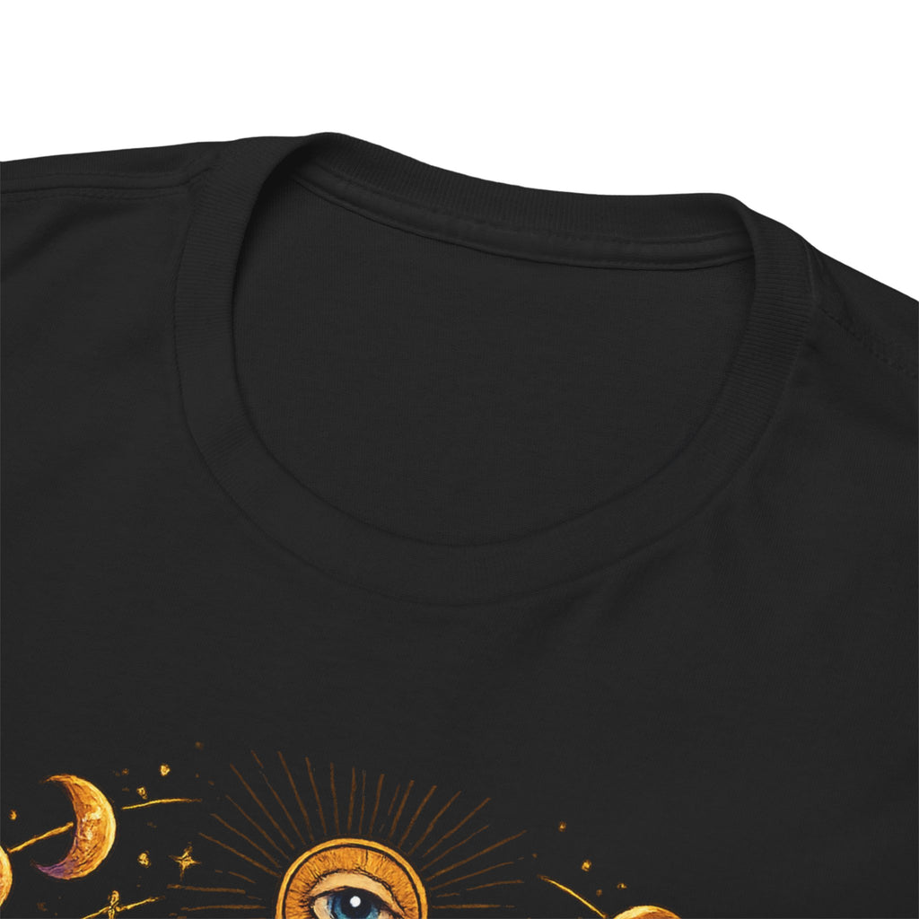 Mystical Triple Owl Illustration Tee Boho Moon Mystical Owl Shirt Boho Owl Graphic Tee Celestial Nature Shirt Spiritual Animal T Shirt