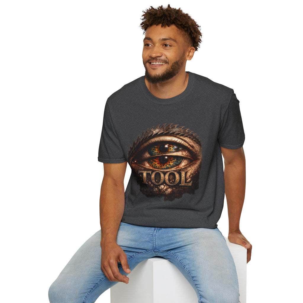 Tool Inspired Eye Graphic Shirt Alternative Rock Tee Dark Heather Band Shirt Gothic Streetwear Unisex Graphic T Shirt