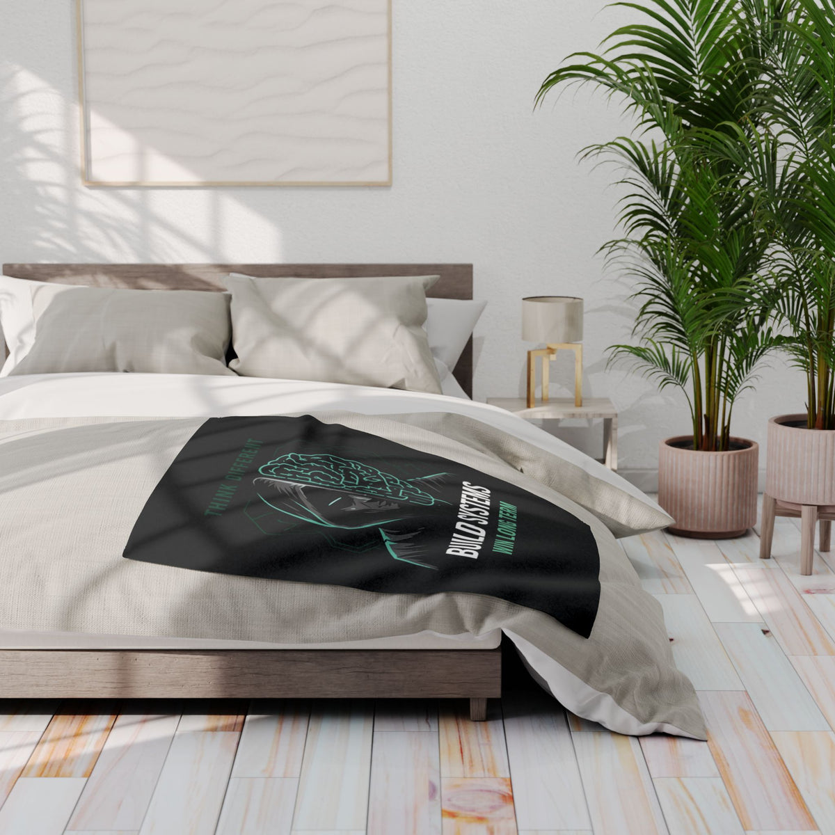 Build Systems. Win Long Term. Motivational Arctic Fleece Blanket