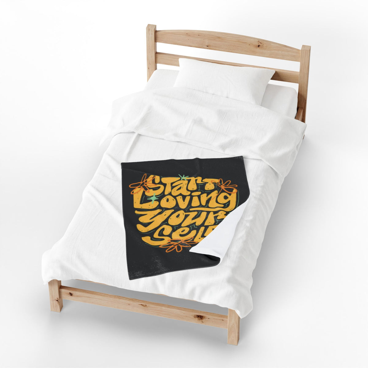Start Loving Yourself Premium Fleece Blanket