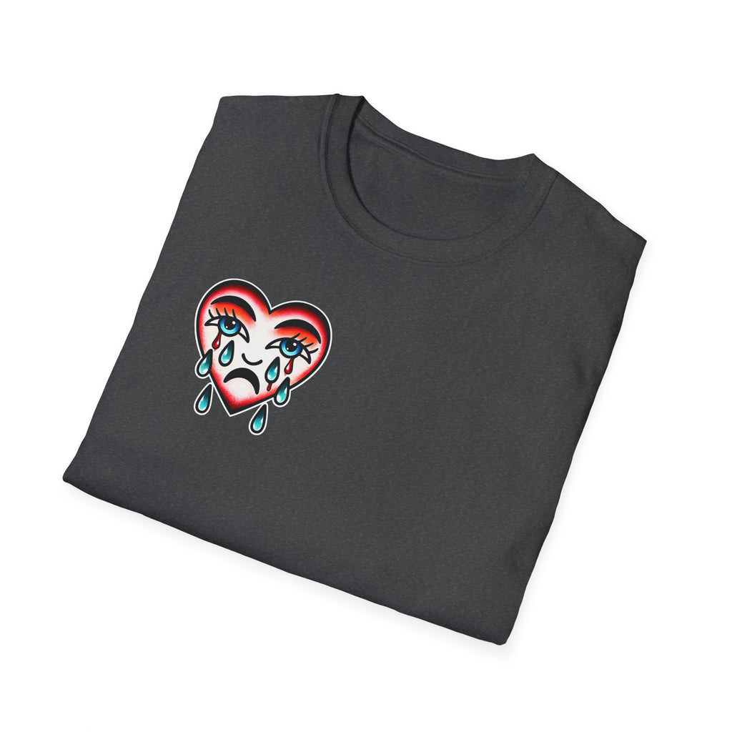 Loyalty Is Rare Graphic Tattoo Inspired Streetwear Shirt Retro Crying Heart Tee Edgy Unisex T Shirt Alternative Fashion  Emotional Graphic