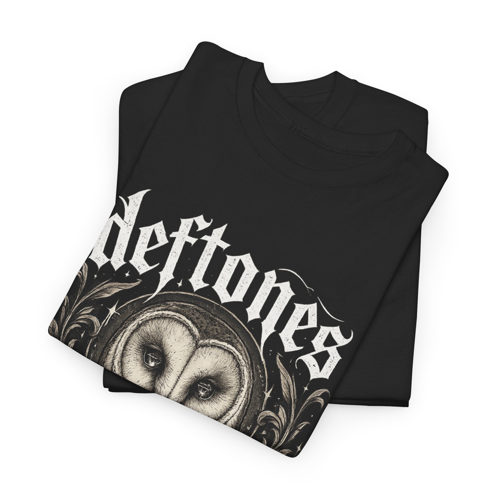Deftones Diamond Eyes Owl Shirt Vintage Tattoo Style Band Tee Gothic Barn Owl Graphic T Shirt Alternative Streetwear Unisex Tee