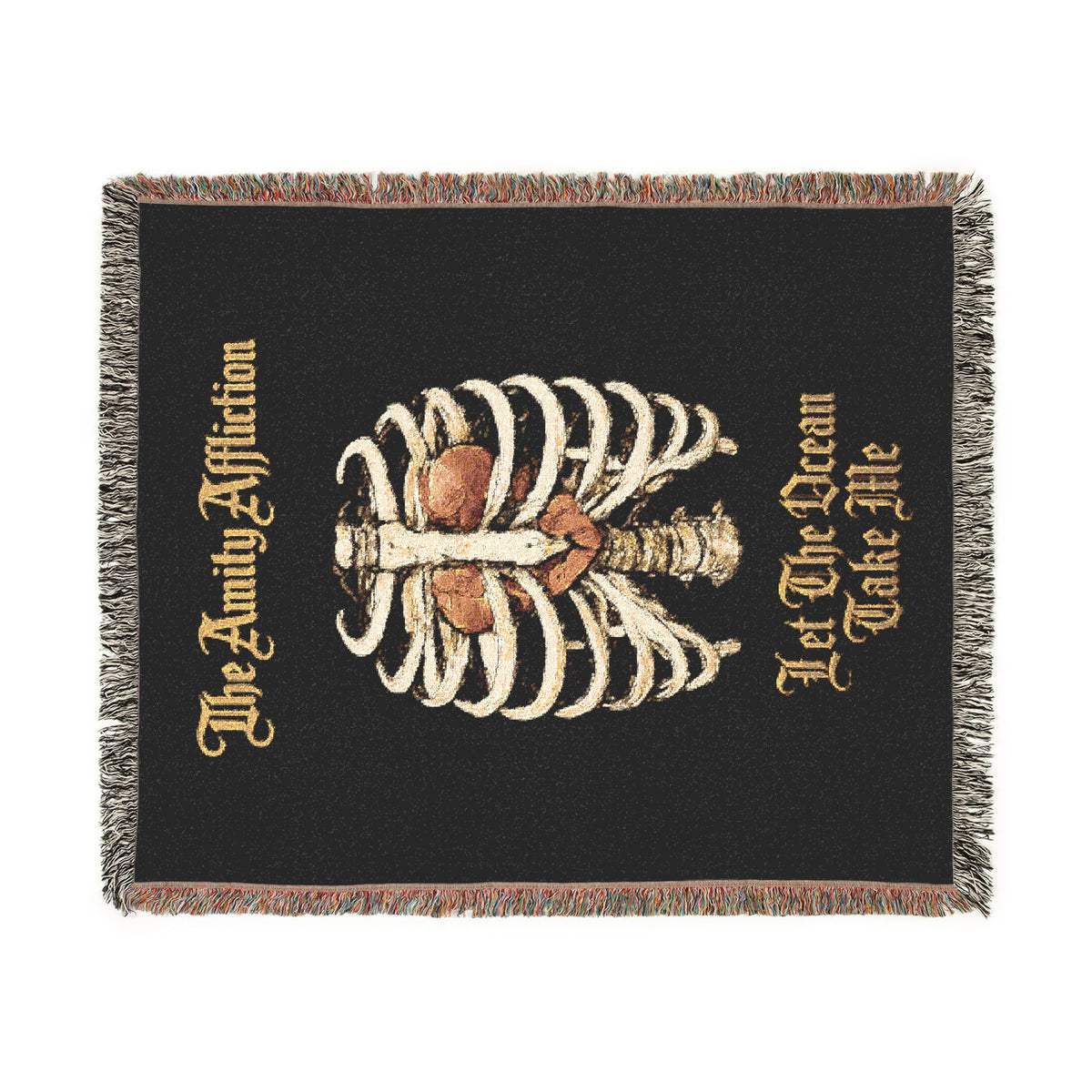 The Amity Affliction Blanket Let The Ocean Take Me Woven Throw Blanket Emo Aesthetic Gothic Room Decor Alternative Music Gift