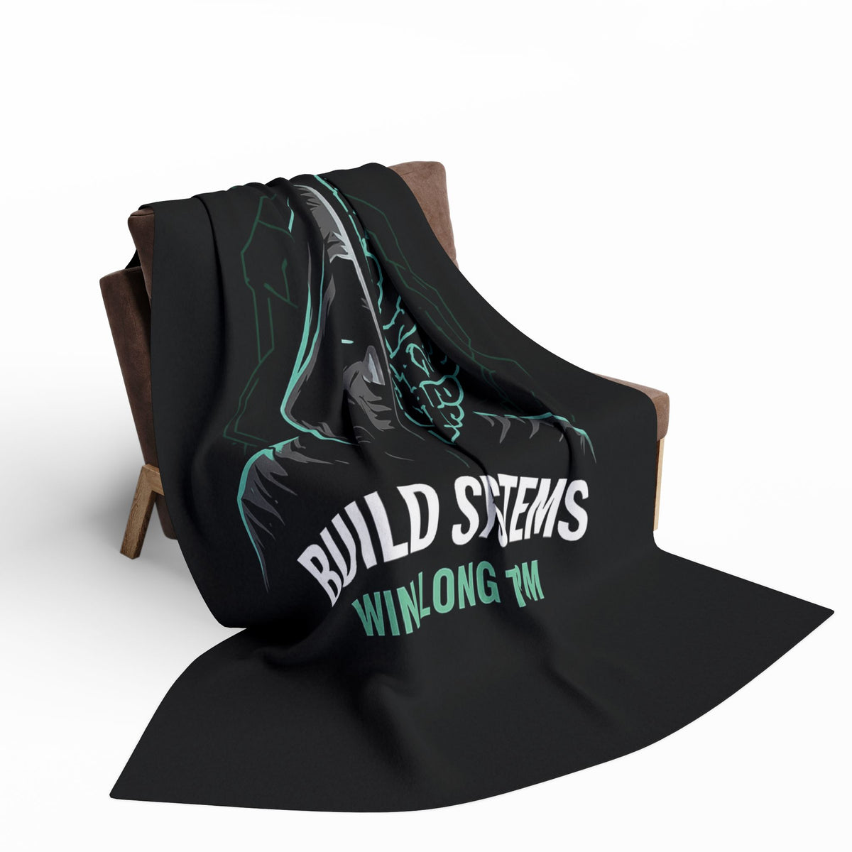 Build Systems. Win Long Term. Motivational Arctic Fleece Blanket