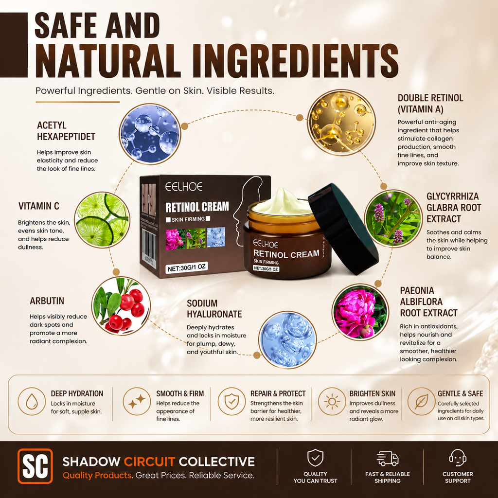 Reveal Smoother, Firmer Looking Skin | Retinol Face Cream for Fine Lines, Hydration & Skin Firming