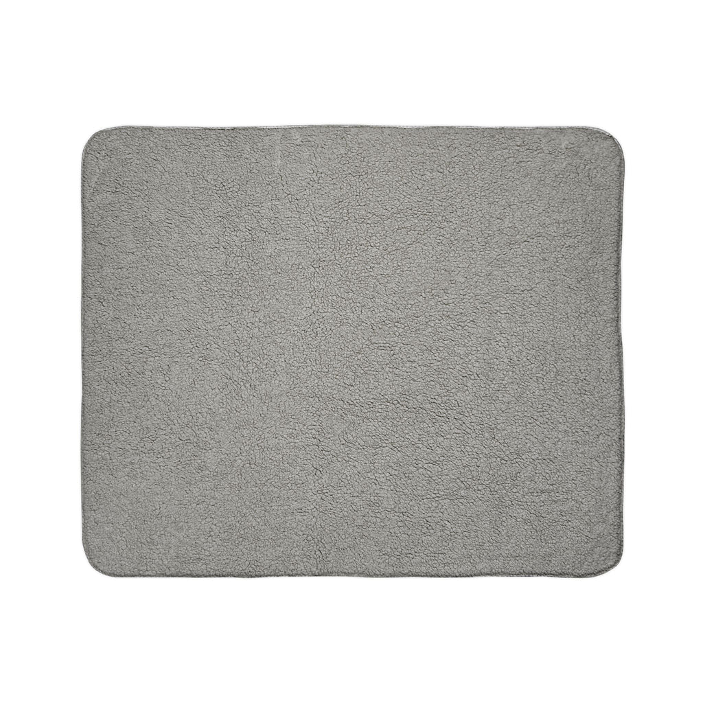 Gothic Thorn Sherpa Blanket | Sleep Token Band Black & White Abstract Fleece Throw