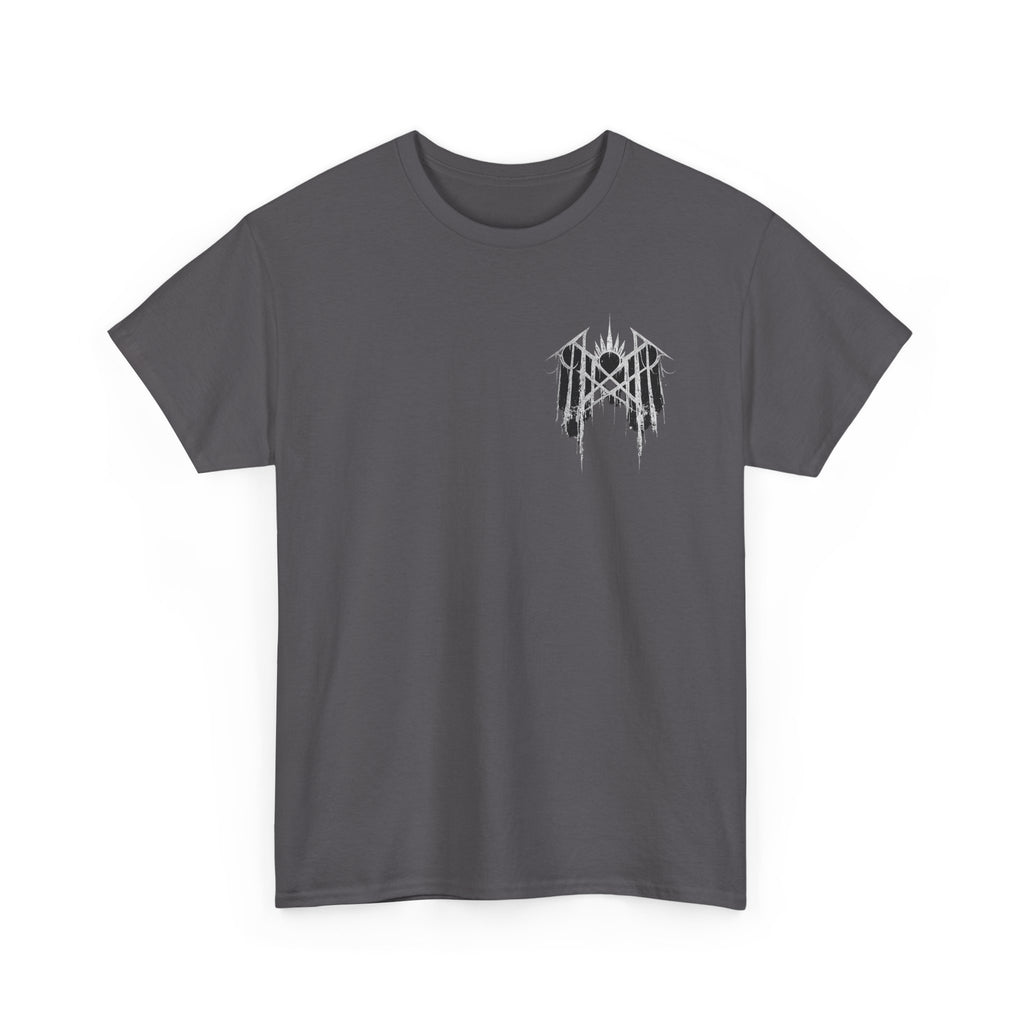 Worship Gothic Moon Tee — Dark Cathedral Graphic T-Shirt