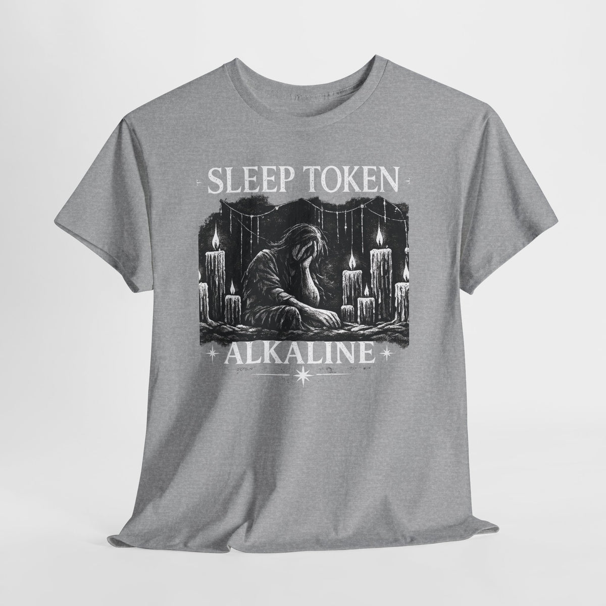 Sleep Token Alkaline Shirt Gothic Alternative Band Inspired Graphic Tee Unisex Heavy Cotton T Shirt Metal Music Fan Gift