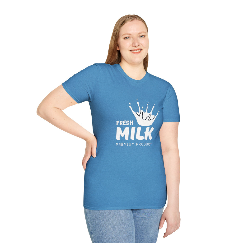 Milk Mama T-Shirt — "Milk Makes Me Stronger" Nursing Mom Tee