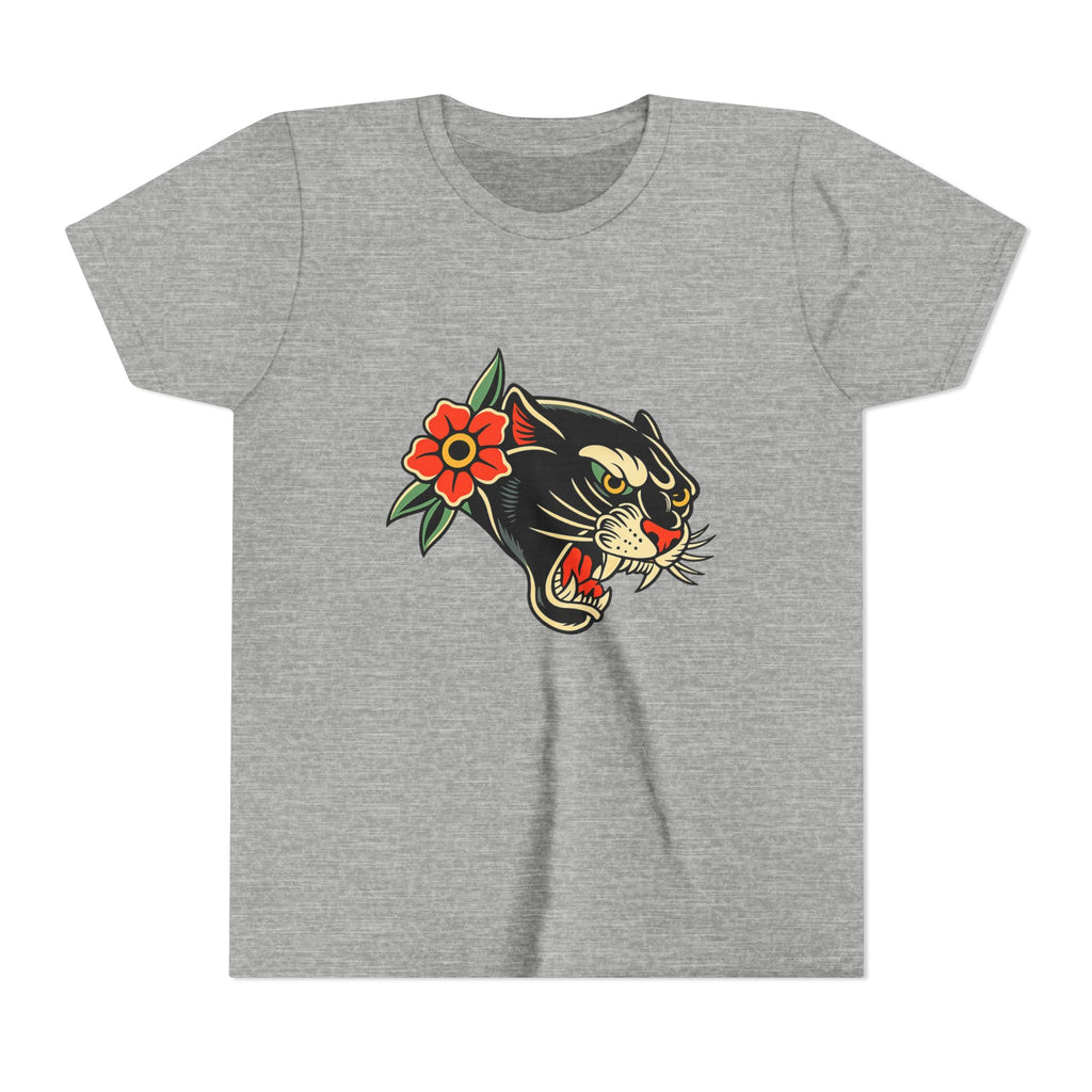 Youth Traditonal Tattoo Panther Short Sleeve Tee