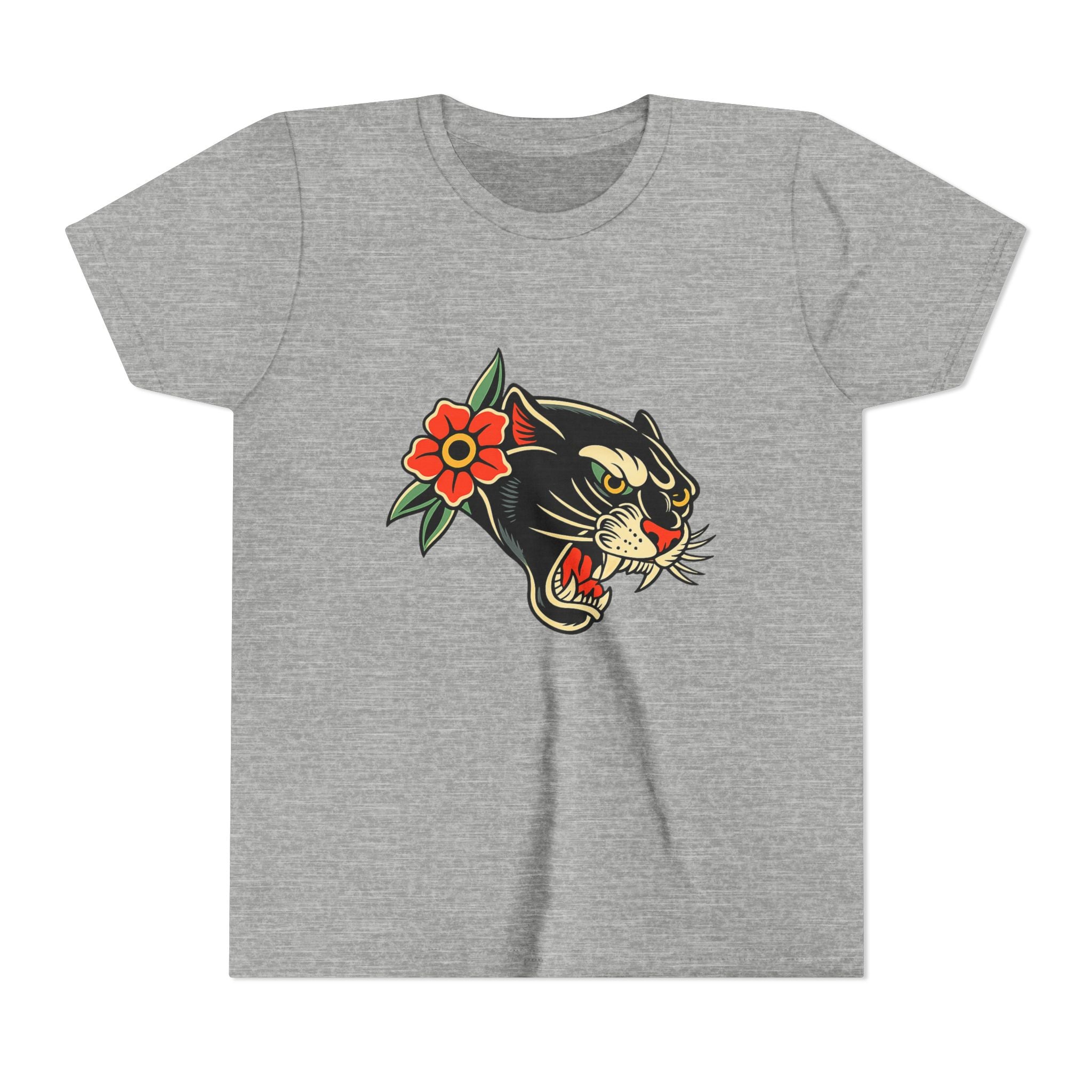 Youth Traditonal Tattoo Panther Short Sleeve Tee