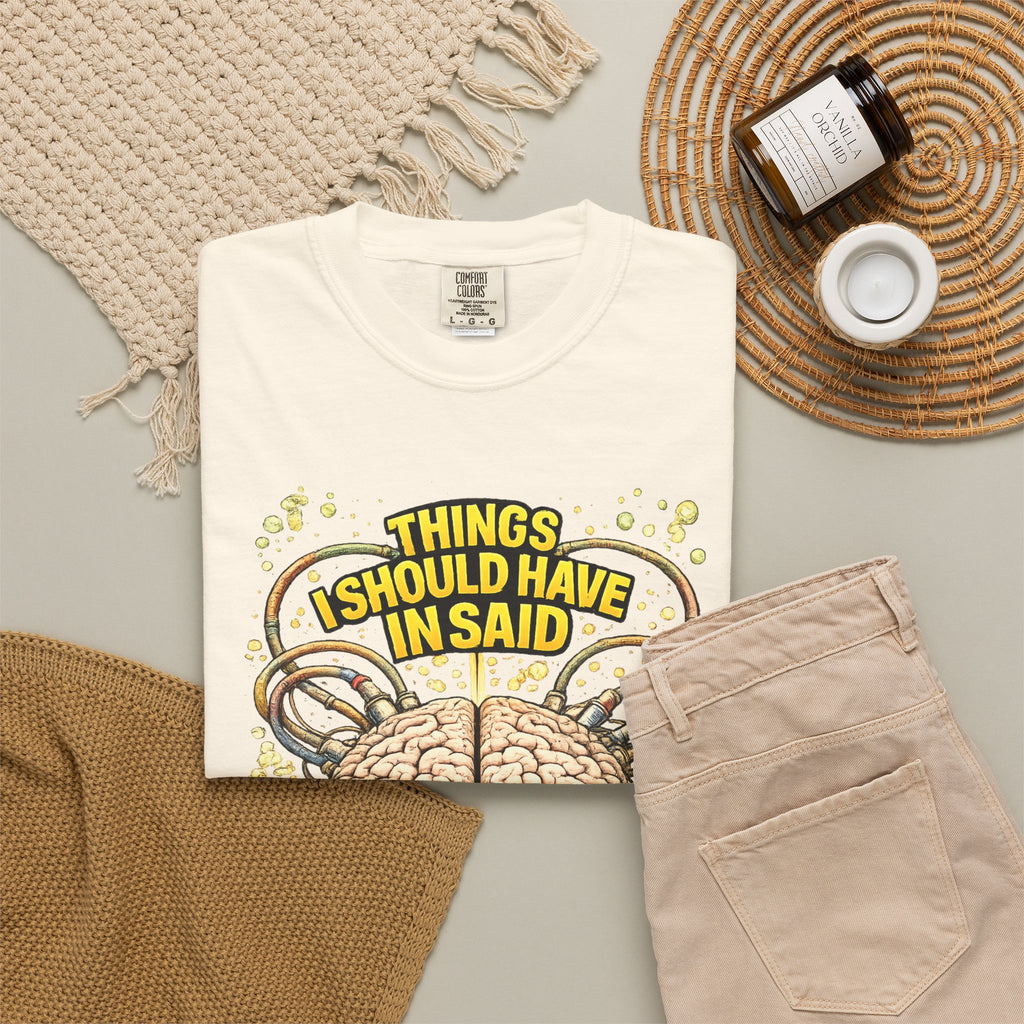 T-Shirt — "Things I Should Have Said" 2007 Brain & Beakers Graphic Tee