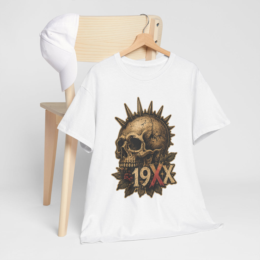 Punk Skull with Mohawk 19XX T-Shirt | Vintage Skull Tee
