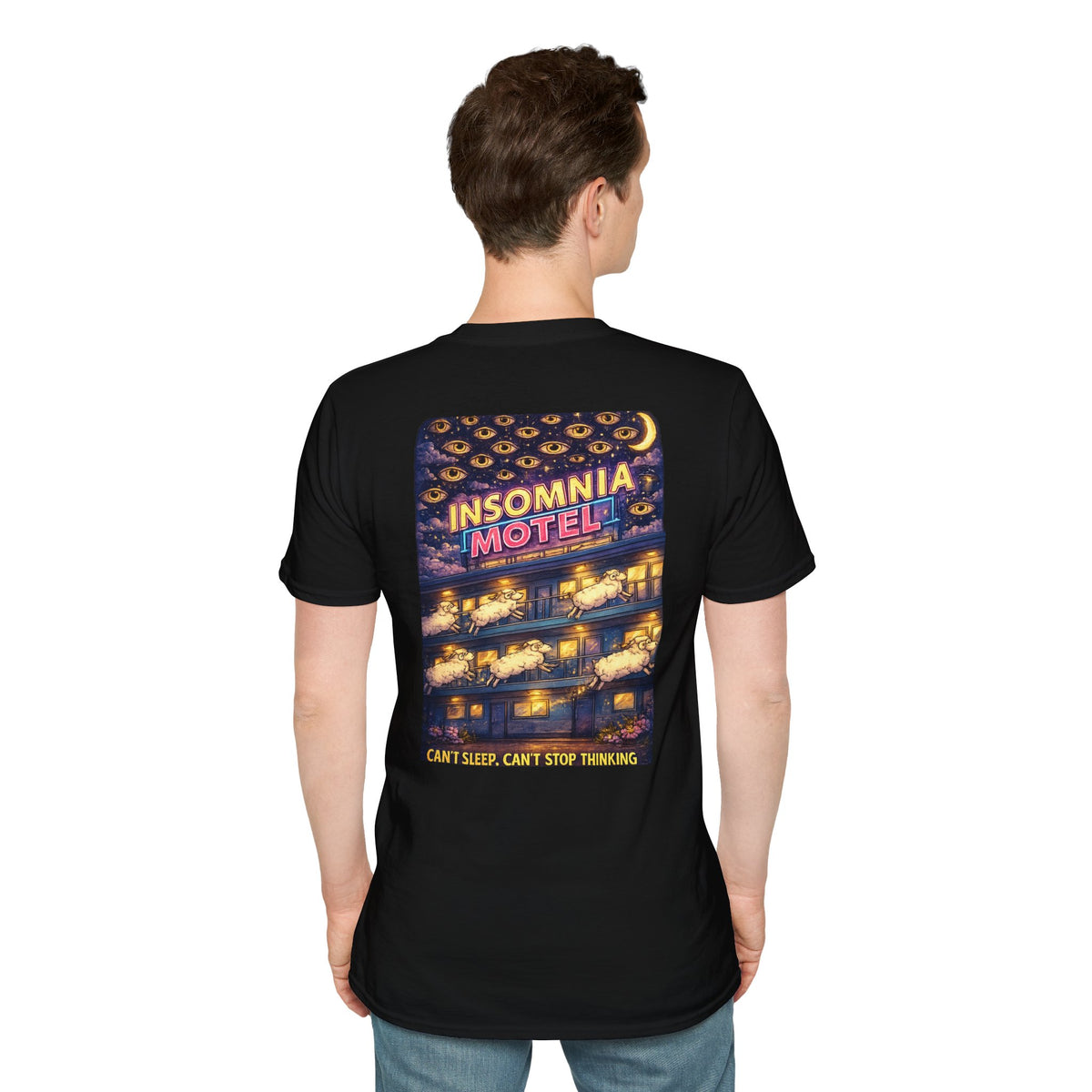 Insomnia Motel Graphic Tee | Front & Back Streetwear Shirt