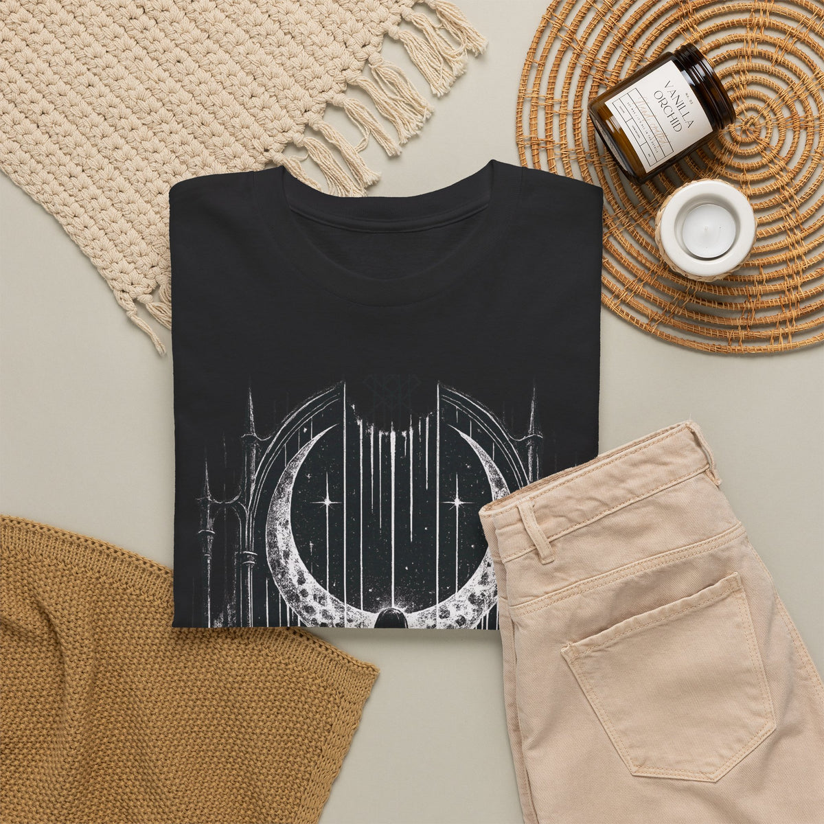 Worship Gothic T Shirt Dark Aesthetic Shirt Alternative Streetwear Moon Ritual Graphic Tee Unisex Black Metal Inspired Clothing