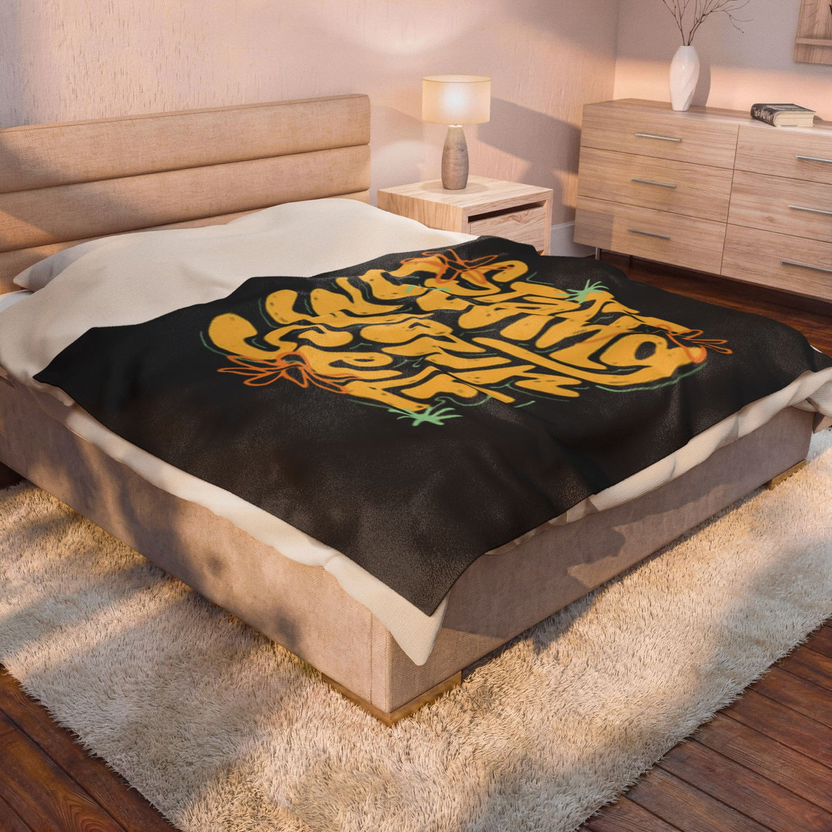 Start Loving Yourself Premium Fleece Blanket