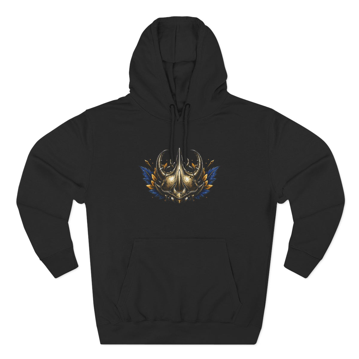 Viking Helmet Crest Built to Endure Hoodie | Three-Panel Fleece