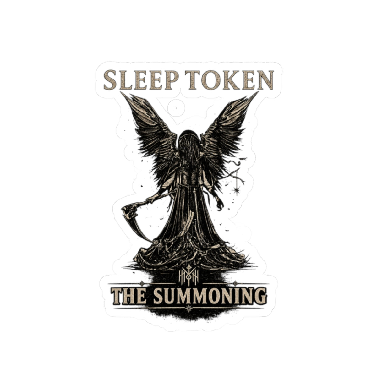 Sleep Token "The Summoning" Sticker — Gothic Band Kiss-Cut Decal