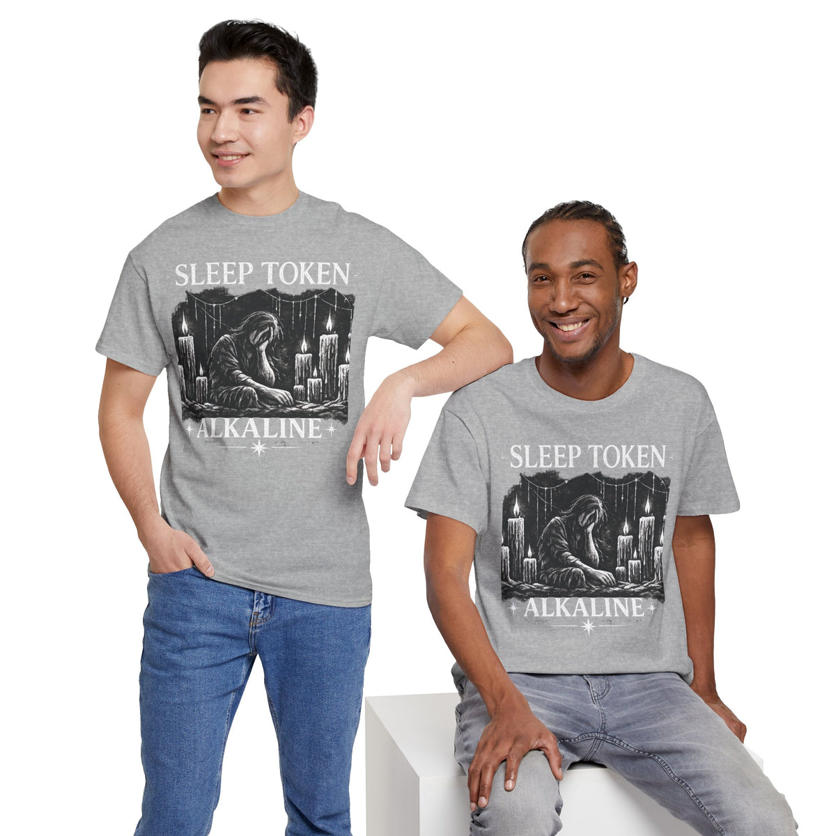 Sleep Token Alkaline Shirt Gothic Alternative Band Inspired Graphic Tee Unisex Heavy Cotton T Shirt Metal Music Fan Gift