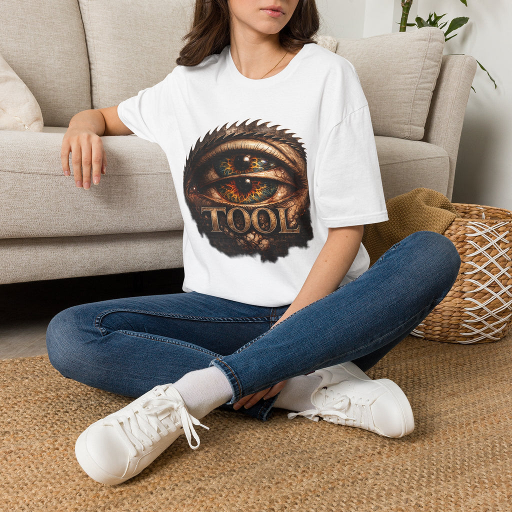 Tool Inspired Eye Graphic Shirt Alternative Rock Tee Dark Heather Band Shirt Gothic Streetwear Unisex Graphic T Shirt