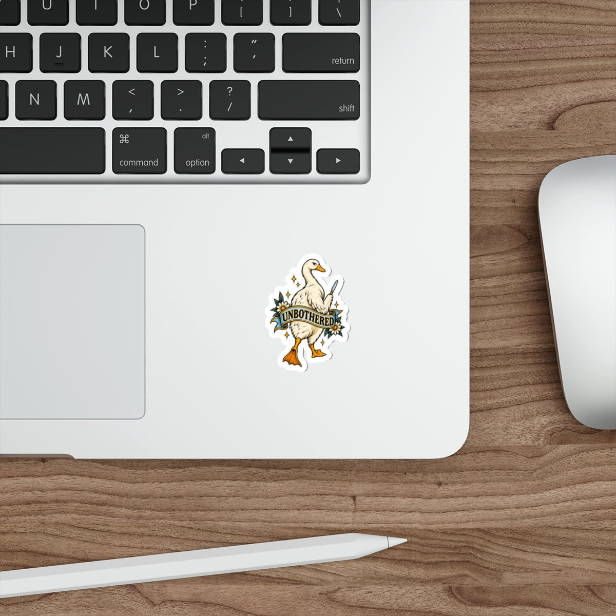 Unbothered Goose Die-Cut Stickers | Vinyl Decal