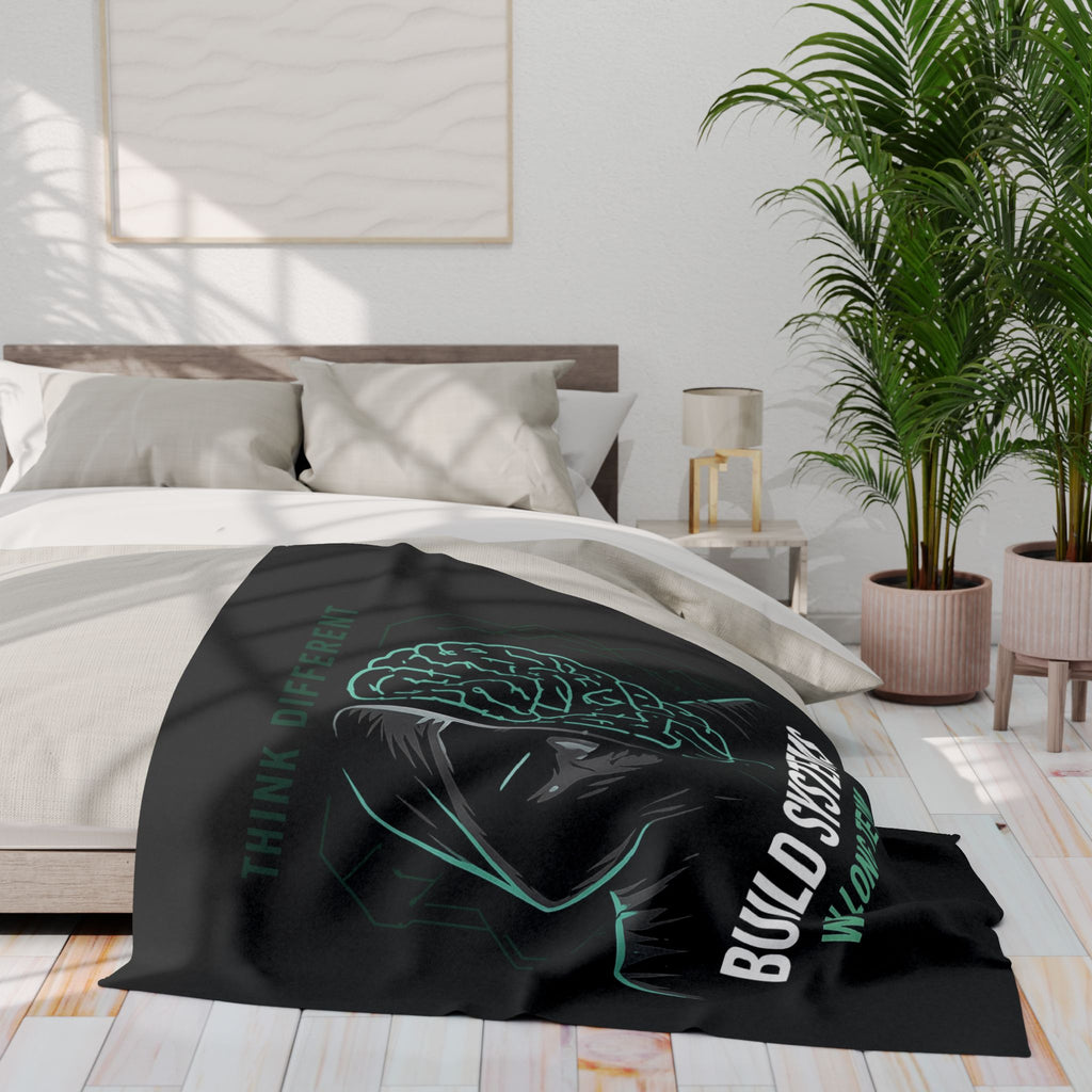 Build Systems. Win Long Term. Motivational Arctic Fleece Blanket